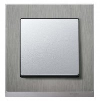 Merten SM M-Pure Decor нерж. Сталь / Алюминий рамки