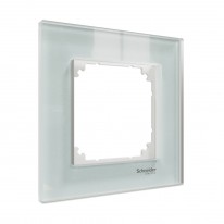 Merten SM M-Elegance Стекло Белый Кристалл рамки