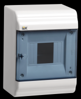 IEK PRIME Корпус пластиковый навесной ЩРН-П-4 белый IP41 MKP82-N-04-41-20 фото