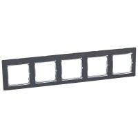 Legrand Valena Ноктюрн/Серебро Рамка 5-ая горизонт. 770395 фото