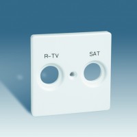 Simon 82 Шампань Накладка розетки TV 1-ая (символ TV-SAT) 82097-34 фото