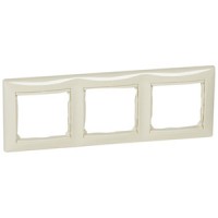 Legrand DIY Valena Крем Рамка 3-ая гориз 695633 фото