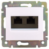 Legrand DIY Valena Бел Розетка комп(RJ45) 2-ая 5 кат UTP 694292 фото