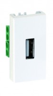 Simon 27 Мех Слоновая кость Разъём USB тип 