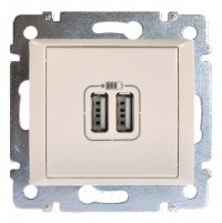 Legrand DIY Valena Слоновая кость Розетка 2-ая USB 694372 фото