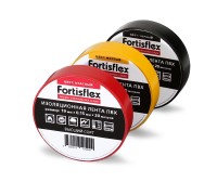 Изолента ПВХ 19х0.15x20 белая (Fortisflex) 71231 фото