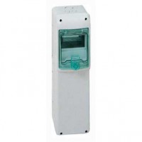 Schneider Electric Kaedra Серый Корпус навесной 1 ряд 5 модулей пластик 460x138x160мм IP65 c DIN-рейкой 13189 фото