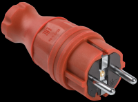 IEK OMEGA ВБп3-1-0м Вилка прямая IP44 красная PKR01-016-2-K04 фото