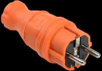 IEK OMEGA ВБп3-1-0м Вилка прямая IP44 оранжевая PKR01-016-2-K09 фото