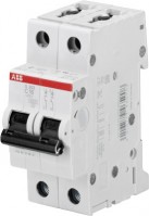 ABB Выключатель автоматический 2-полюсной S202 C2 2CDS252001R0024 фото
