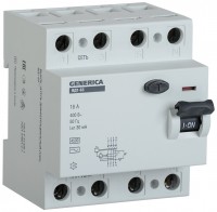 IEK GENERICA УЗО ВД1-63 4Р 63А 30мА MDV15-4-063-030 фото