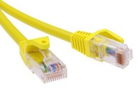 DKC Патч-корд неэкранированный CAT5E U/UTP 4х2, LSZH, желтый, 2.0м RN5EUU4520YL фото