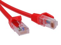 DKC Патч-корд неэкранированный CAT6 U/UTP 4х2, LSZH, красный, 5.0м RN6UU4550RD фото