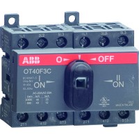 ABB OT25F3С Выключатель-разъединитель реверсивный 3Р 25А с ручкой управления 1SCA104863R1001 фото