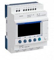 Schneider Electric Zelio Logic Интеллектуальное реле 10 I/O 24V (DC) SR3B101BD фото