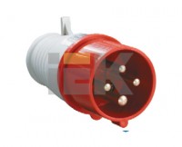 IEK Вилка 014 3Р+РЕ 16А 380В IP44 PSR02-016-4 фото