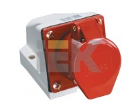 IEK Розетка 115 стационарная 3Р+РЕ+N 16А 380В IP44 PSR12-016-5 фото
