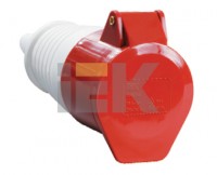 IEK Розетка 225 переносная 3Р+РЕ+N 32А 380В IP44 PSR22-032-5 фото