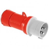 Schneider Electric PratiKa Вилка кабельная, винтовой зажим, 16А 3P+E IP44 380В PKE16M434 фото