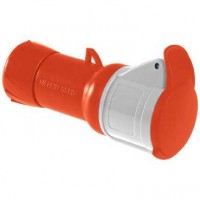Schneider Electric PratiKa Розетка кабельная, винтовой зажим, 32А 3P+N+E IP44 380В PKF32M435 фото