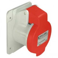 Schneider Electric PratiKa Розетка скрытой установки, прямолинейная, винтовой зажим, 16А 3P+N+E IP44 380В PKF16G435 фото