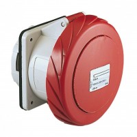 Schneider Electric PratiKa Розетка скрытой установки, прямолинейная, винтовой зажим, 32А 3P+N+E IP67 380В PKF32G735 фото