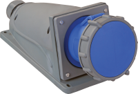 IEK Розетка стационарная ССИ-133 63А-6ч/200-250В 2Р+РЕ IP67 MAGNUM PSN11-063-3 фото