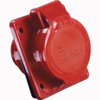 IEK Розетка встраиваемая ССИ-415 16А-6ч/200/346-240/415В 3Р+PЕ+N IP44 MAGNUM PSN42-016-5 фото