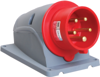 IEK Вилка стационарная ССИ-515 16А-6ч/200/346-240/415В 3Р+РЕ+N IP44 MAGNUM PSN52-016-5 фото