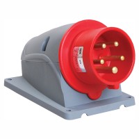 IEK Вилка стационарная ССИ-525 32А-6ч/200/346-240/415В 3Р+РЕ+N IP44 MAGNUM PSN52-032-5 фото
