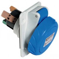 Schneider Electric PratiKa Розетка скрытой установки, угловая, быстрозажимное соединение, 32А 2P+E IP67 220В PKY32F723 фото