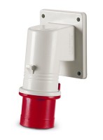 DKC Вилка панельная с наклоном IP44 16А 3P+E 400В DIS2421696 фото