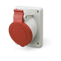 DKC Розетка панельная с наклоном  IP44 32А 3P+E+N 400В DIS4133267 фото