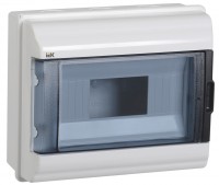 IEK KREPTA 5 Корпус пластиковый КМПн-9 IP55 белый откр.монтаж MKP72-N3-09-55 фото