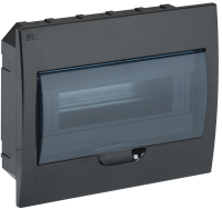 IEK KREPTA 3 Корпус пластиковый ЩРВ-П-12 IP41 черный скрыт.монтаж MKP12-V-12-41-K02 фото