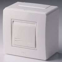DKC Коробка в сборе с выключателем, белая 1722087135 фото