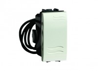 DKC Переключатель с подсветкой, черный, 1мод. 77011NL фото