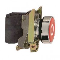 Schneider Electric XB4 Кнопка с возвратом красная 1НЗ с маркировкой 0 XB4BA4322 фото