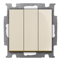 ABB BJB Basic 55 Беж Выключатель 3-клавишный, 16А 2CKA001012A2158 фото