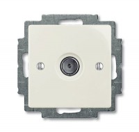 ABB BJB Basic 55 Шале (бел) Розетка TV оконечная 2CKA001724A4317 фото