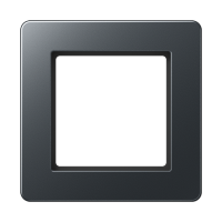 JUNG A Flow Матовый антрацит Рамка 1-ая для вертикальной и горизонтальной установки AF581BFANM фото