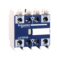 Schneider Electric Contactors D Telemecanique Дополнительный контактный блок с 2 пыле-влагозащищенными контактами 2НО LA1DX20 фото