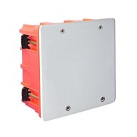 PE Коробка распределительная для полых стен 160х140х70 IP20 бел крышка увеличенный фланец PE 030 045R фото