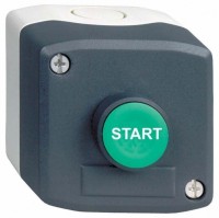 Schneider Electric Пост кнопочный, кнопка зеленая с возвратом XALD103 фото