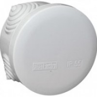 PE Коробка распределительная, круглая, 4 ввода, IP55, D70x40мм PE 120 070 фото