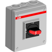 ABB OTP16B4M Выключатель-разъединитель 4Р 16A в боксе, резьба 4хМ25+2хМ16 1SCA022401R4160 фото