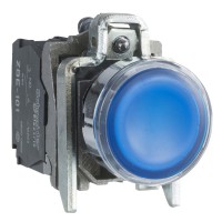 Schneider Electric XB4 Кнопка 22мм 230-240В с возвратом, с подсветкой XB4BW36M5 фото