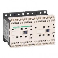 Schneider Electric Contactors K Контактор реверсивный 3P, 9A, НЗ, 230В 50/60 Гц, мех.блокировка пружинный зажим, LC2K09013P7 фото