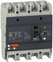 Schneider Electric EasyPact EZC Автоматический выключатель с дифференциальной защитой 36кA 415В 4P3Т 125A EZCV250H4125 фото