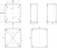 Schneider Electric Thalassa Корпус шкафа пластик 291х341х128, IP66 возможно расширение (NSYTBP342912) NSYTBP342912 фото